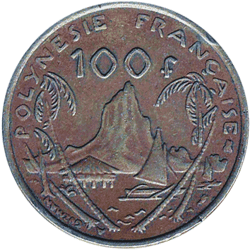 100 Франків (Francs) - 1998 - Французька Полінезія