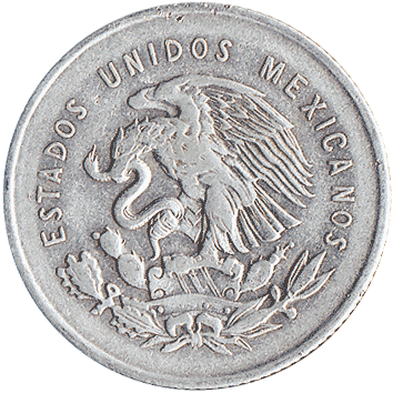 25 Сентаво (Centavos) - 1952 - Мексика