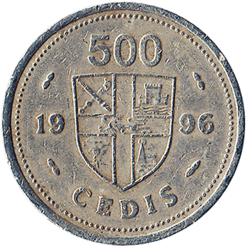500 Седі (Cedis) - 1996 - Гана