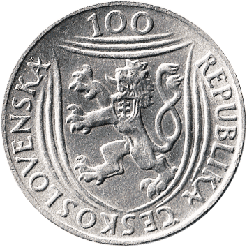 100 Крон (Korun) - ND (1951) - Чехословаччина