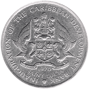 4 Долари (Dollars) - 1970 - Сент-Люсія