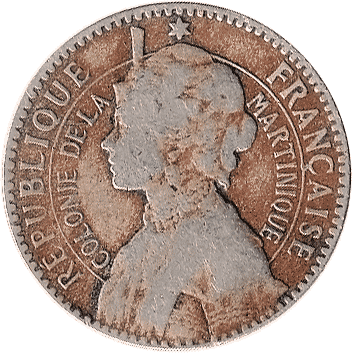 1 Франк (Franc) - 1897 - Мартиніка