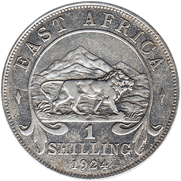 1 Шилінг (Shilling) - 1924 - Британська Східна Африка