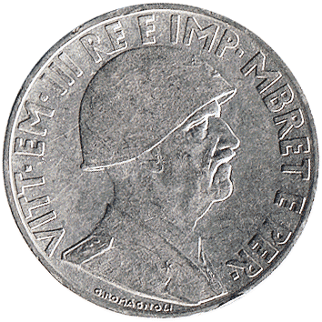 1 Лек (Lek) - 1939 - Албанія