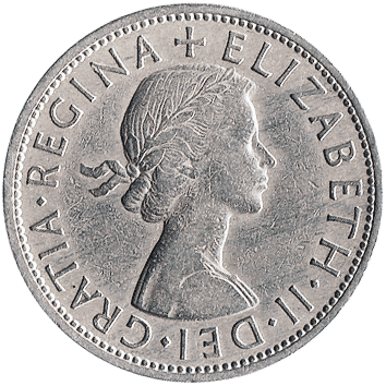 1/2 Крони (Half Crown) - 1958 - Велика Британія