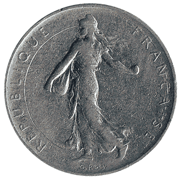 1 Франк - 1961 - Франція