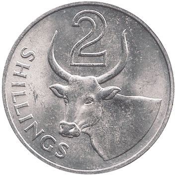 монета Гамбії: 2 Шилінги (Shillings) – 1966