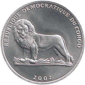 25 Сантимів (Centimes) - 2002 - Демократична Республіка Конго