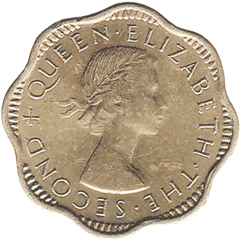2 Центи (Cents) - 1955 - Цейлон