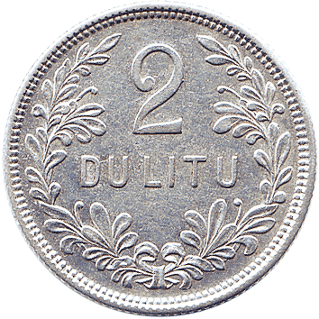 2 Лити (Litu) - 1925 - Литва