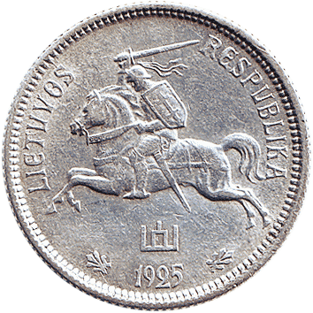 2 Лити (Litu) - 1925 - Литва