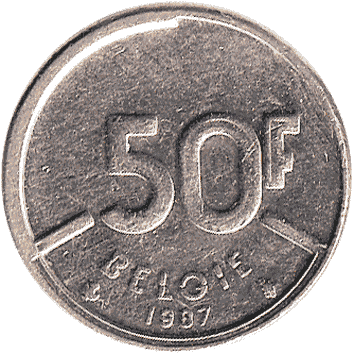 50 Франк - 1987 - Бельгія