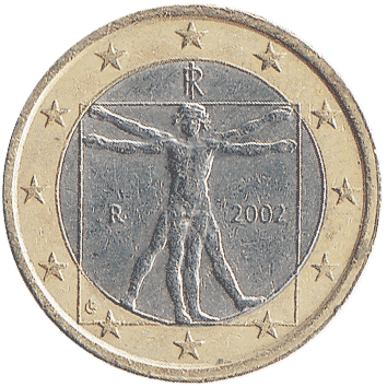 1 Євро (Euro) - 2002 - Італія