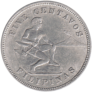 5 Сентаво (Centavos) - 1903 - Філіппіни