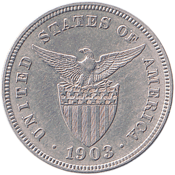 5 Сентаво (Centavos) - 1903 - Філіппіни