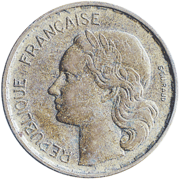 20 Франків (Francs) - 1952 - Франція