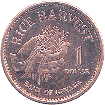 1 Долар (Dollar) - 1996 - Гаяна