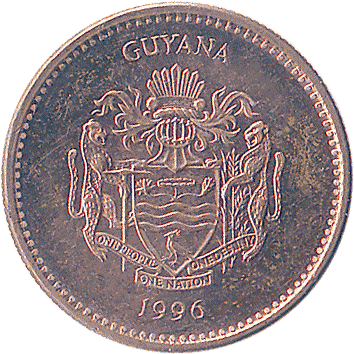 1 Долар (Dollar) - 1996 - Гаяна