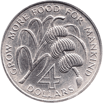 4 Долари (Dollars) - 1970 - Сент-Вінсент і Гренадини