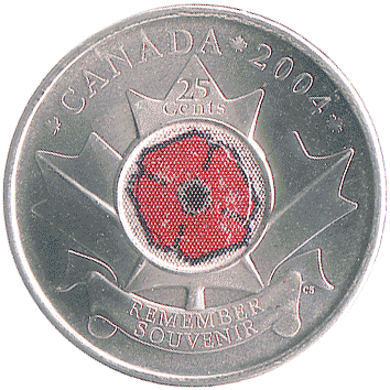 25 Центів (Cents) - 2004 - Канада