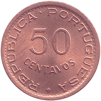 50 Сентаво (Centavos) - 1958 - Ангола