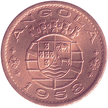 50 Сентаво (Centavos) - 1958 - Ангола