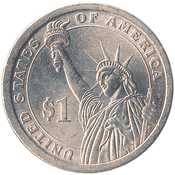 1 Долар (Dollar) - 2012 - США - президент Артур
