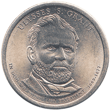 1 Долар (Dollar) - 2011 - США - президент Грант