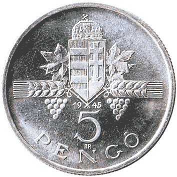 5 Пенге (Pengo) - 1945 - Угорщина