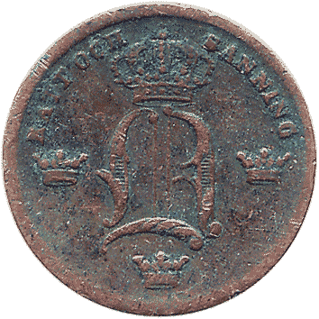 1/6 Скиллінга (Skilling) - 1854 - Швеція