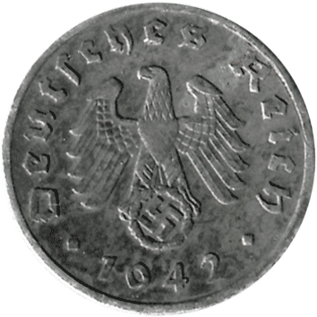 1 Рейхспфеніг (Reichspfennig) - 1942 - Німеччина