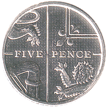 5 Пенсів (Pence) - 2012 - Велика Британія