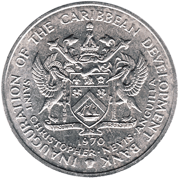 4 Долари (Dollars) - 1970 - Сент-Кіттс і Невіс