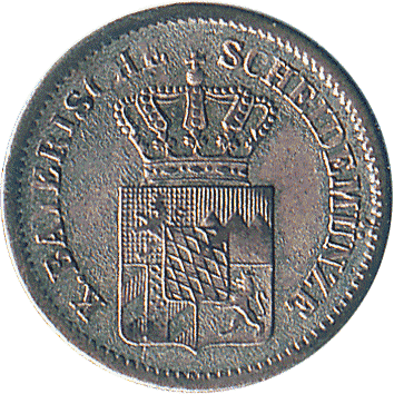 1 Крейцер (Kreuzer) - 1869 - Баварія