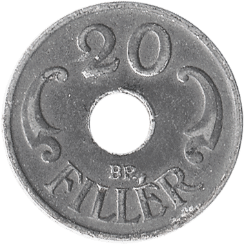 20 Філерів (Filler) - 1941 - Угорщина