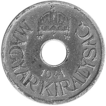 20 Філерів (Filler) - 1941 - Угорщина