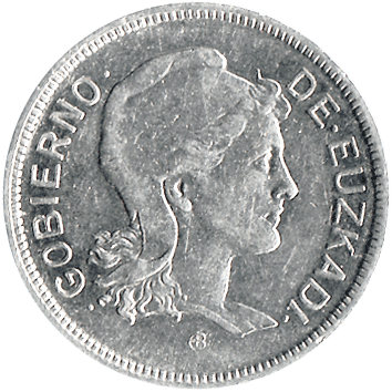 2 Песети (Pesetas) - 1937 - Іспанія - Euzkadi