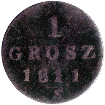 1 Грош (Grosz) - 1811 - Польща