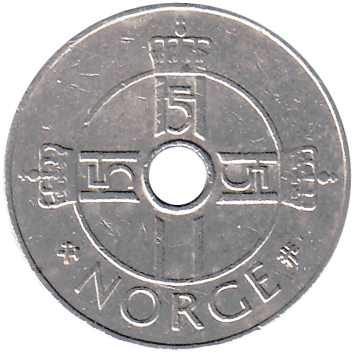 1 Крона (Krone) - 1999 - Норвегія