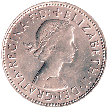 1/2 Пенні (Penny) - 1967 - Велика Британія