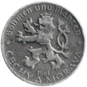 50 Гелерів (Haleru) - 1941 - Богемія і Моравія