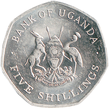 5 Шилінгів (Shillings) - 1987 - Уганда