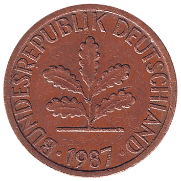 1 Пфеніг - 1987 - Німеччина