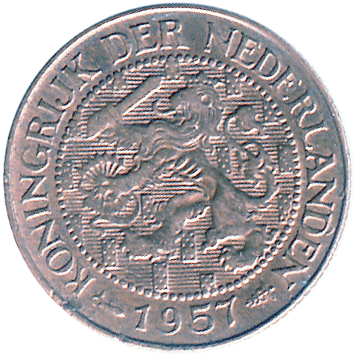 1 Цент (Cent) - 1957 - Суринам