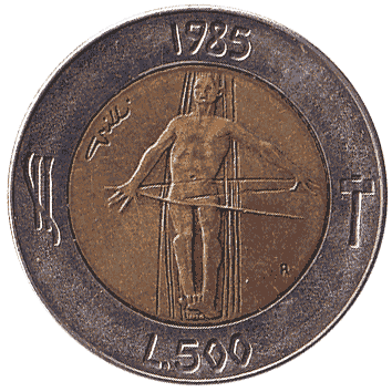 500 Ліра - 1985 - Сан-Марино