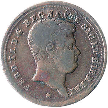 1 Торнезе (Tornese) - 1840 - Королівство обох Сицилій - Італія
