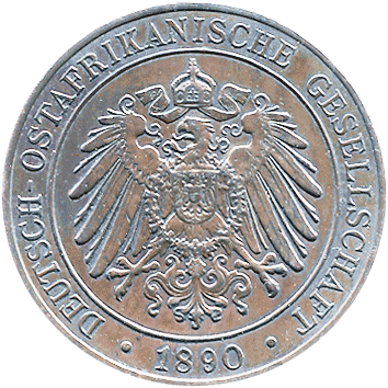 1 Песа (Pesa) - 1890 - Німецька Східна Африка