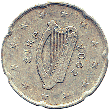 20 Євроцентів (Euro Cent) - 2002 - Ірландія