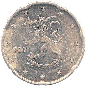 20 Євроцентів (Euro Cent) - 2001 - Фінляндія