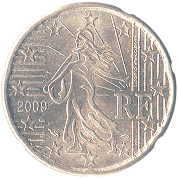 20 Євроцентів (Euro Cent) - 2009 - Франція
